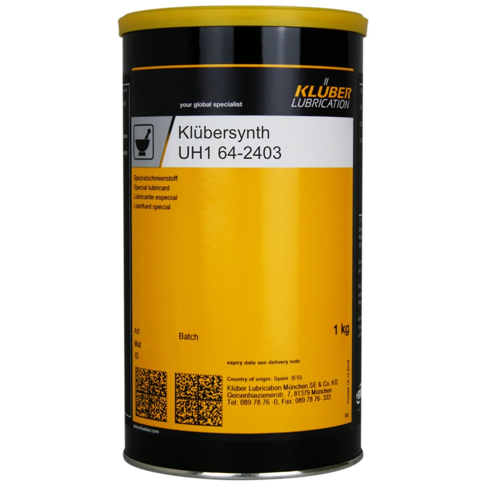 pics/Kluber/Copyright EIS/tin/kluebersynth-uh1-64-2403-synthetic-lubricating-grease-food-industry-1kg-tin.jpg